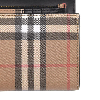 Burberry Vintage Check Continental Wallet Black 7 of 8
