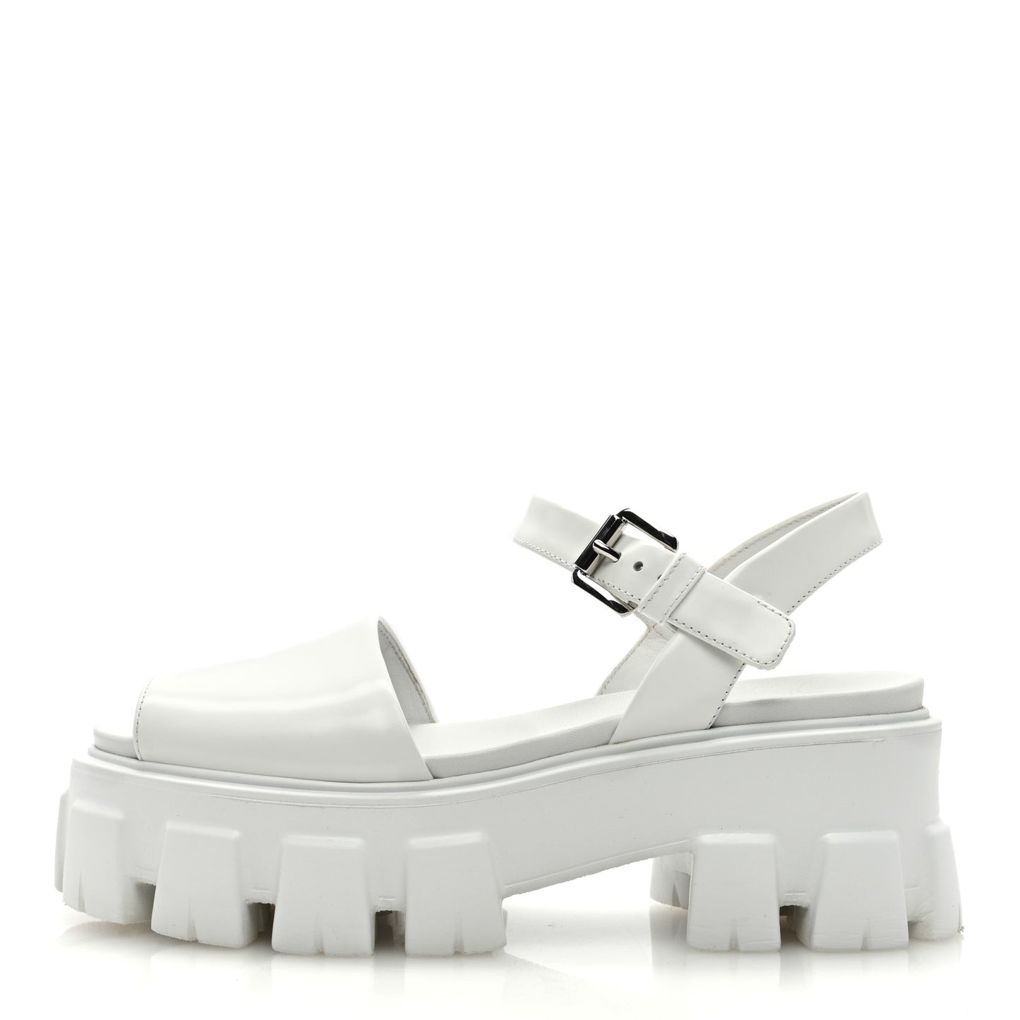 Spazzolato Monolith 55mm Sandals 35 White