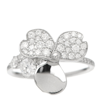 Tiffany Platinum Diamond Paper Flowers Mixed Cluster Ring 49 5 1 of 4