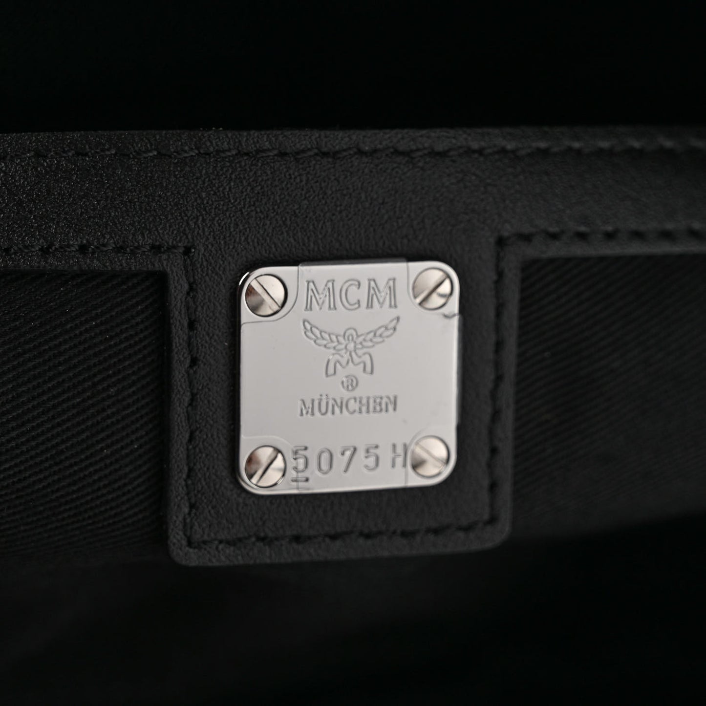 Calfskin Ottomar Monogram Fursten Belt Bag Black