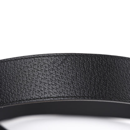 Gucci Textured Calfskin Double G 40mm Belt 105 42 Black 9 of 9