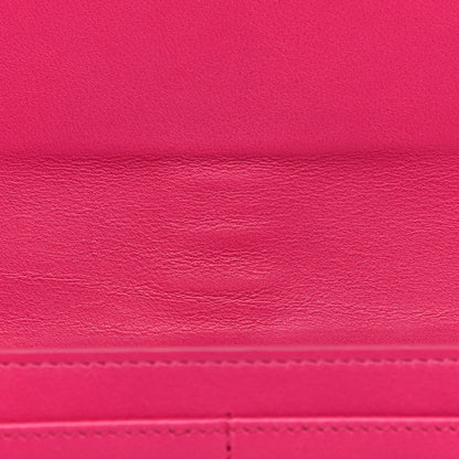 Saint Laurent Calfskin Classic Y Ligne Wallet Fuchsia 9 of 10