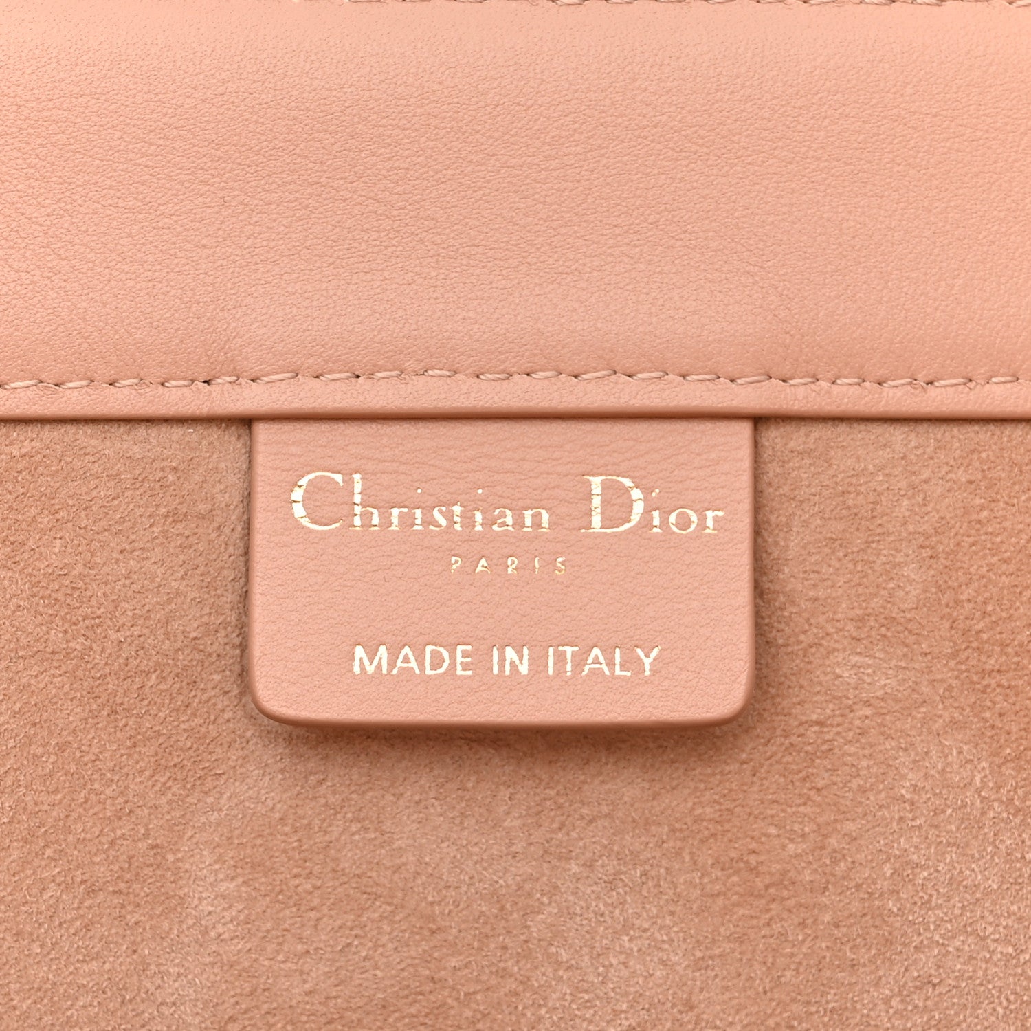 Christian Dior Calfskin Embossed Medium Book Tote Rose de Vents 6 of 10