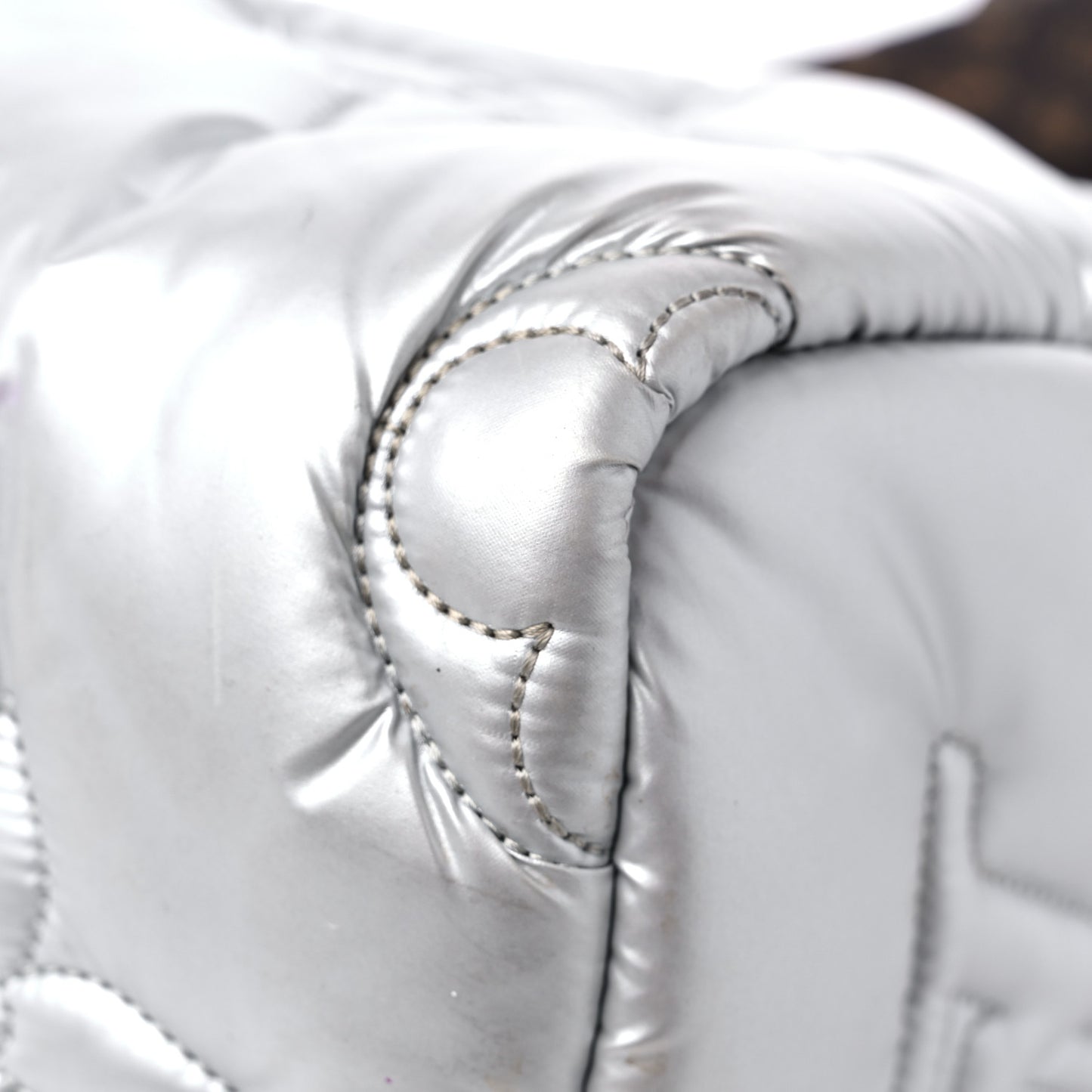 Econyl Mini Monogram Pillow Speedy Bandouliere 25 Silver