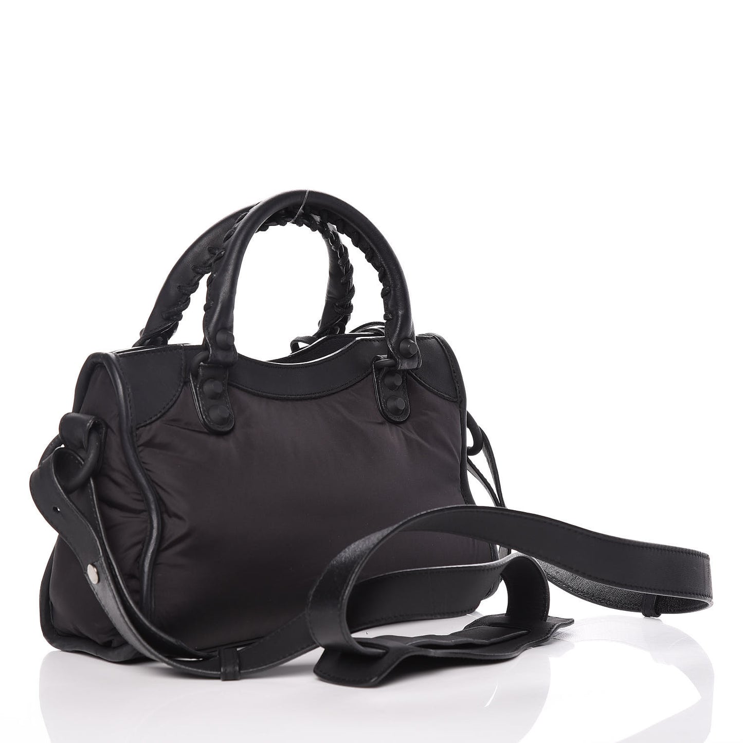 Nylon Agneau Mini City Black