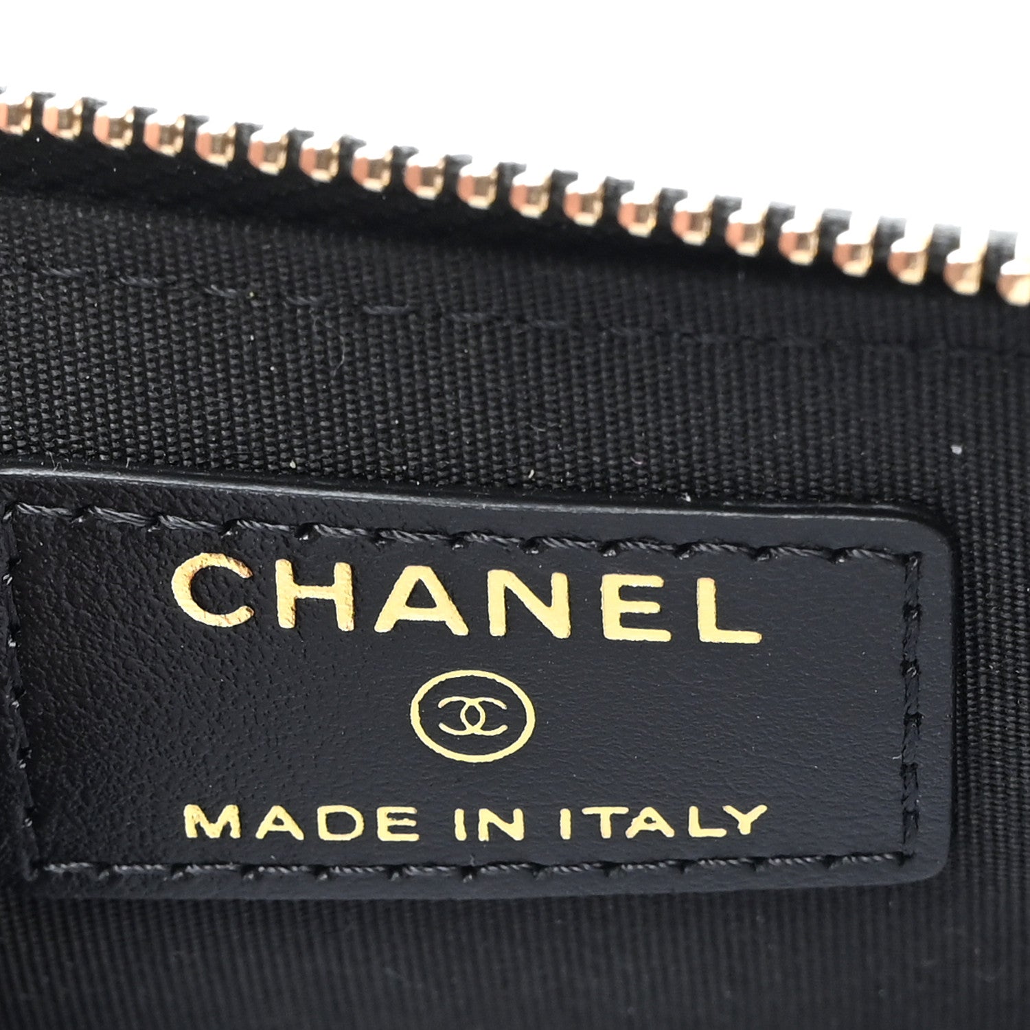 Chanel Lambskin Quilted French New Wave Zip Coin Purse Black 6 of 8