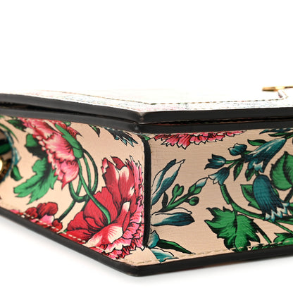 Gucci New Shangai Calfskin Floral Print Mini Diana Chain Bag Multicolor 9 of 11