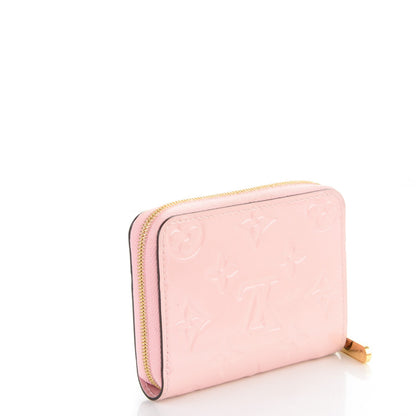 Louis Vuitton Vernis Zippy Coin Purse Rose Ballerine 3 of 7