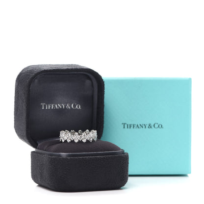 Tiffany Platinum Diamond Aria Band Ring 51 5.75 5 of 5