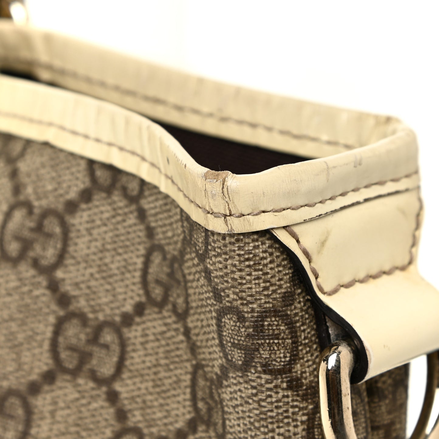 GG Plus Monogram Medium Joy Tote Off White