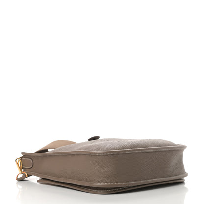 Hermes Taurillon Clemence Evelyne III PM Etoupe 3 of 10