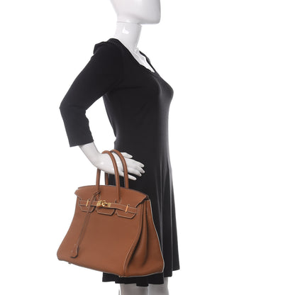 Hermes Togo Birkin 35 Gold 2 of 36
