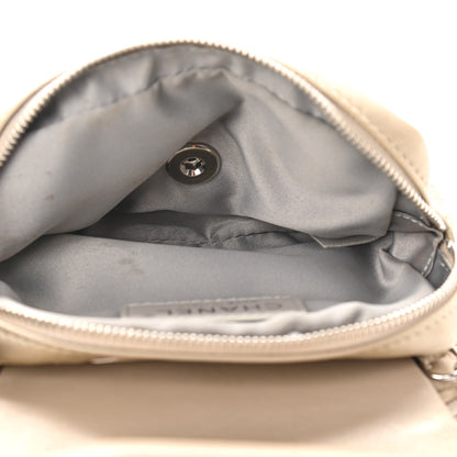 Chanel Metallic Lambskin Stitched New Mini Flap Beige 5 of 13