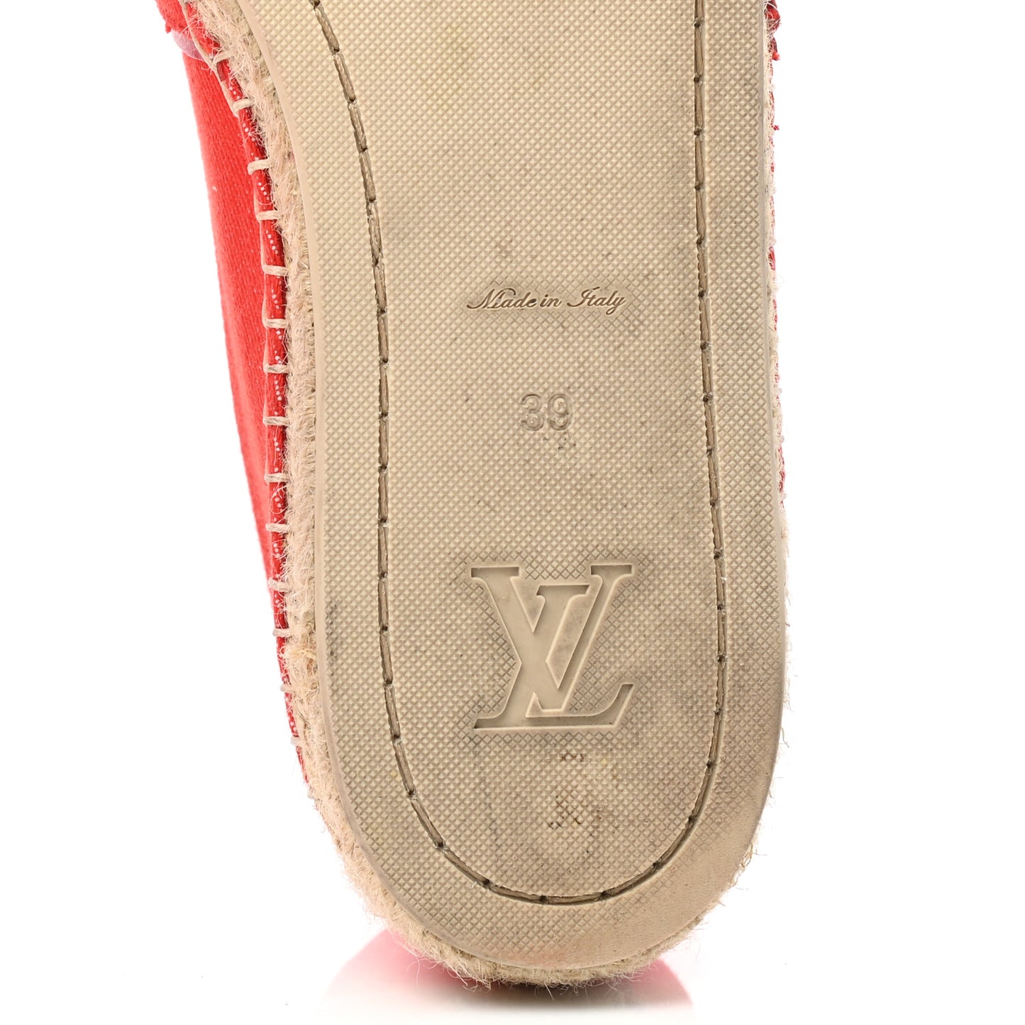 Canvas Waterfall Espadrille 39 Rouge