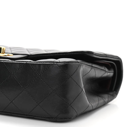 Chanel Lambskin Quilted Medium Double Flap Black 10 of 14