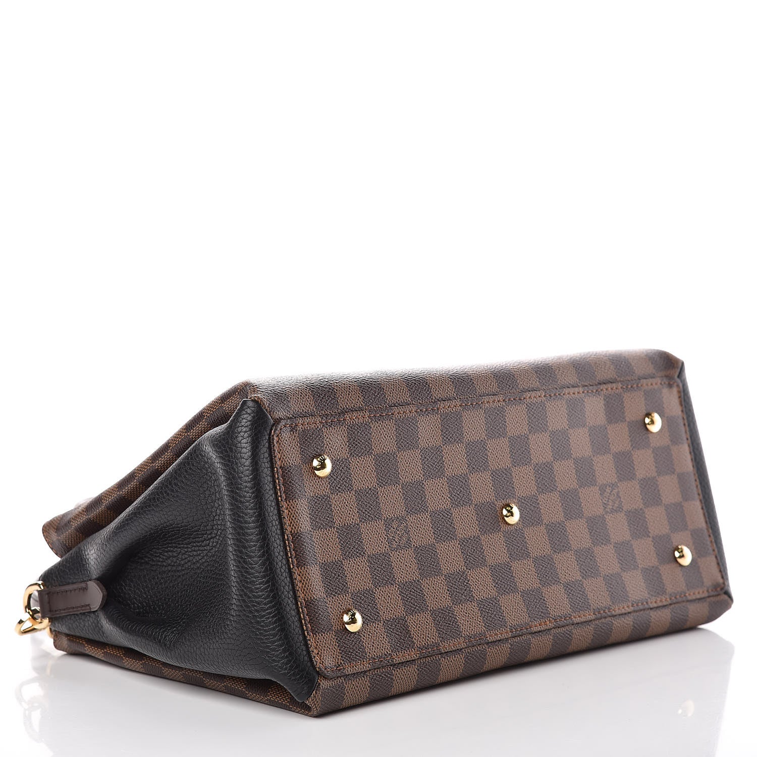 Louis Vuitton Cuir Taurillon Damier Ebene Normandy Black 4 of 9