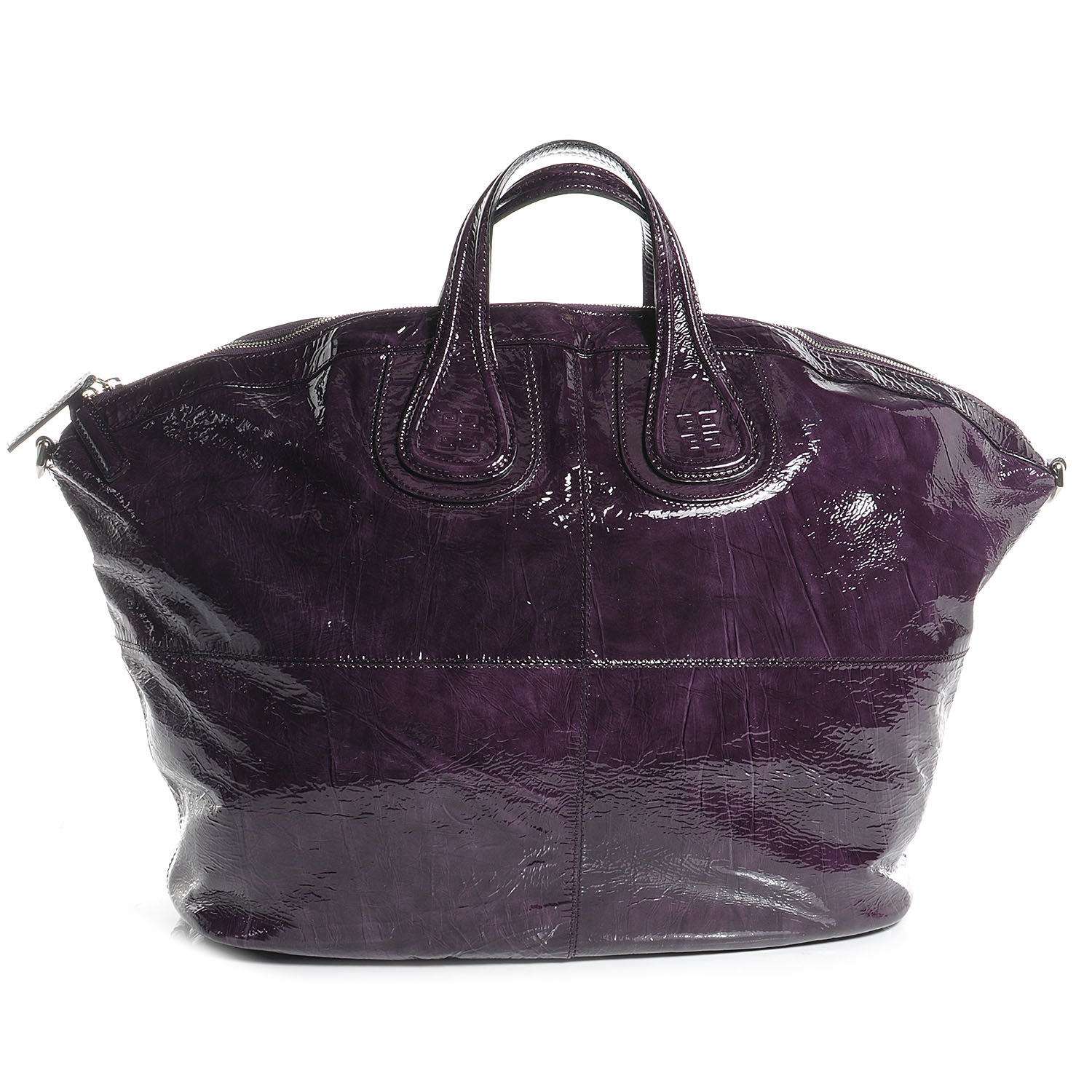 Givenchy Crinkled Patent Large Nightingale Purple 1 of 8