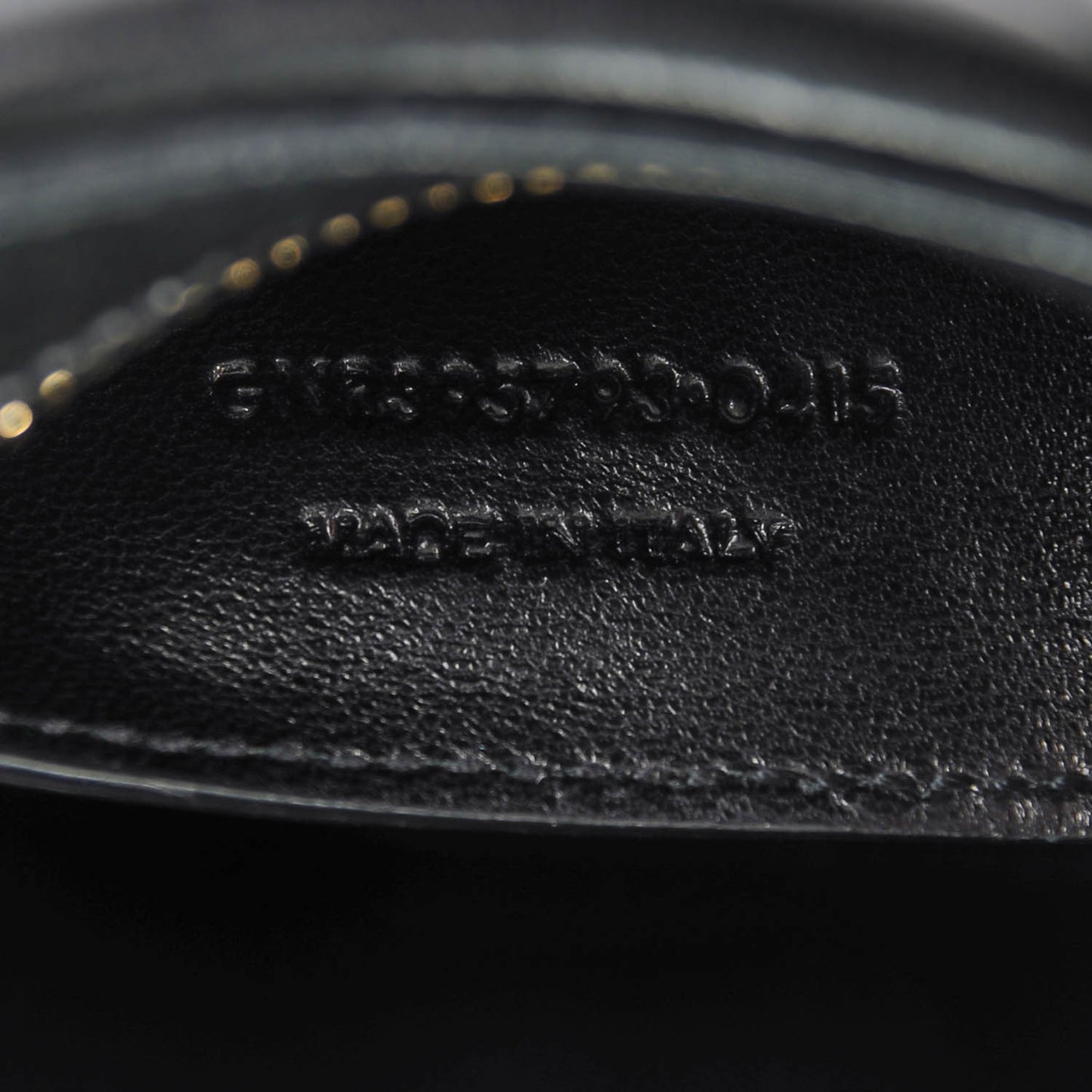 Lambskin Chevron Small Classic Monogram Camera Bag Nero Black