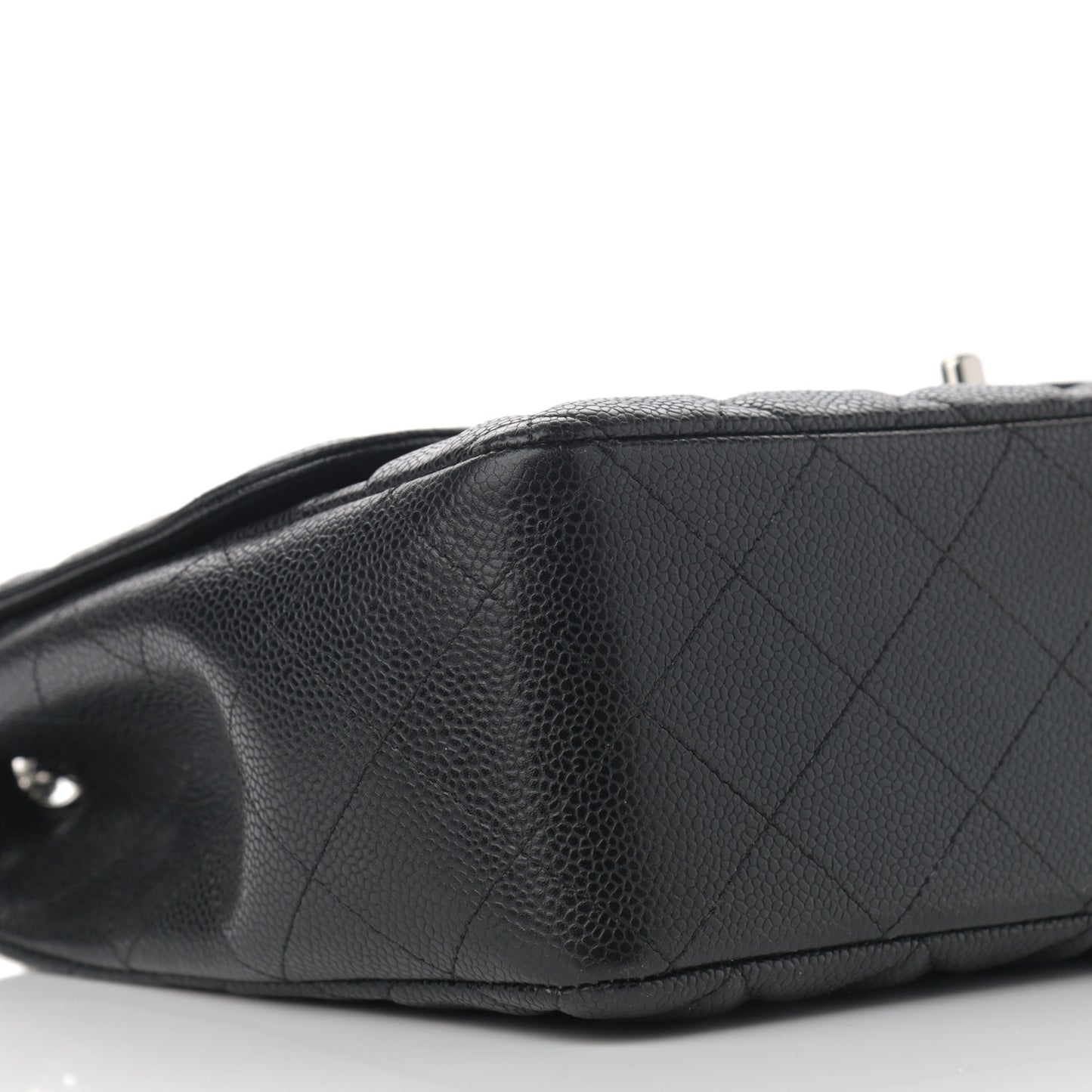 Caviar Quilted Jumbo Single Flap Black