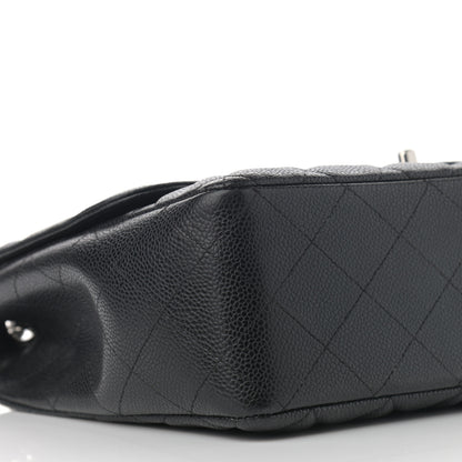 Chanel Caviar Quilted Jumbo Single Flap Black 9 of 12