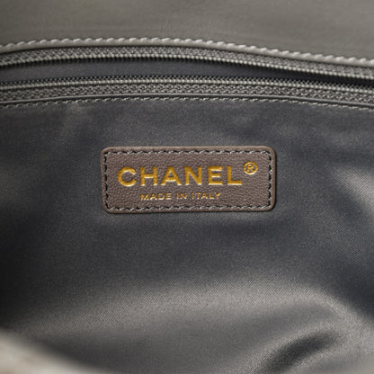 Chanel Calfskin Stitch Triptych Flap Grey 5 of 9