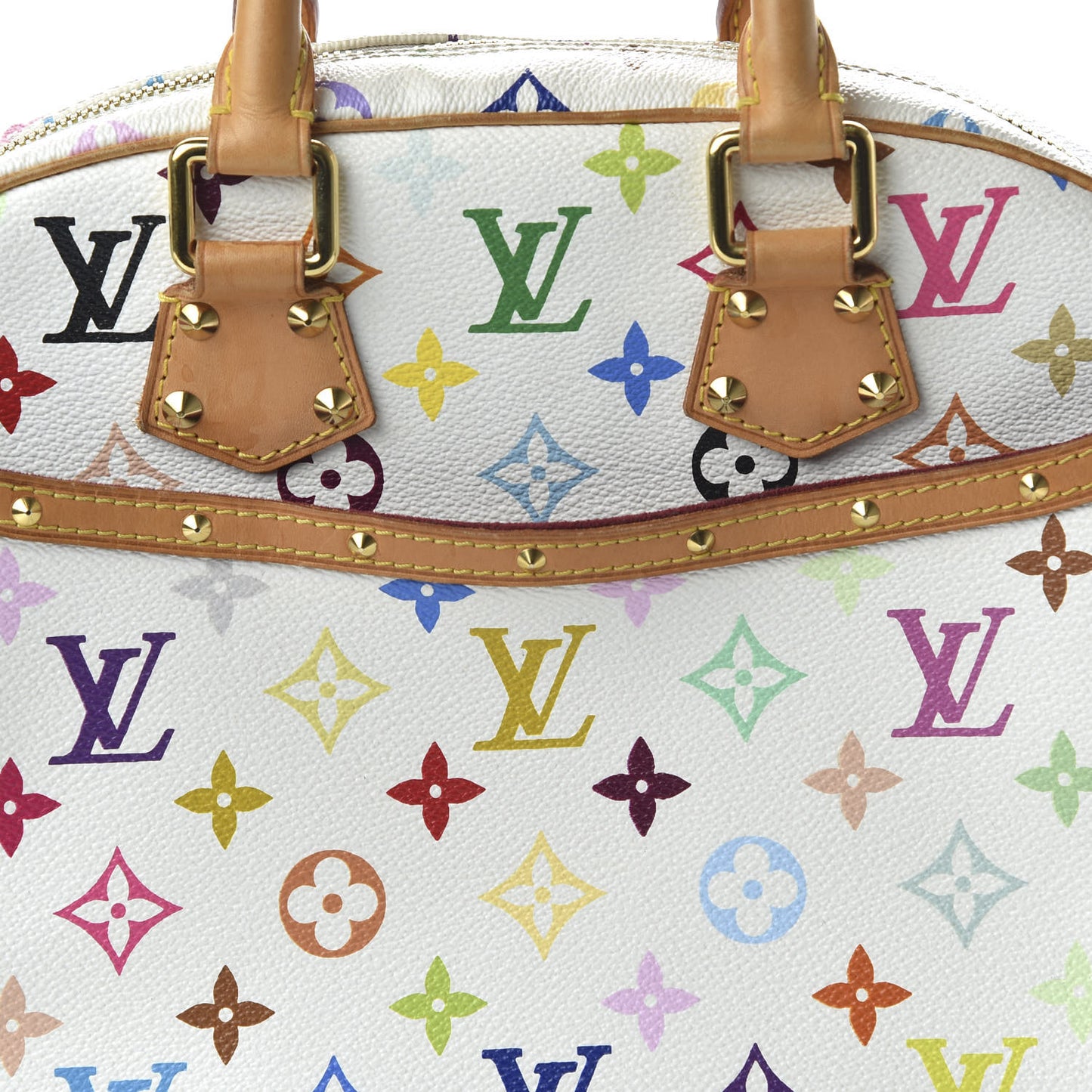 Monogram Multicolor Trouville White