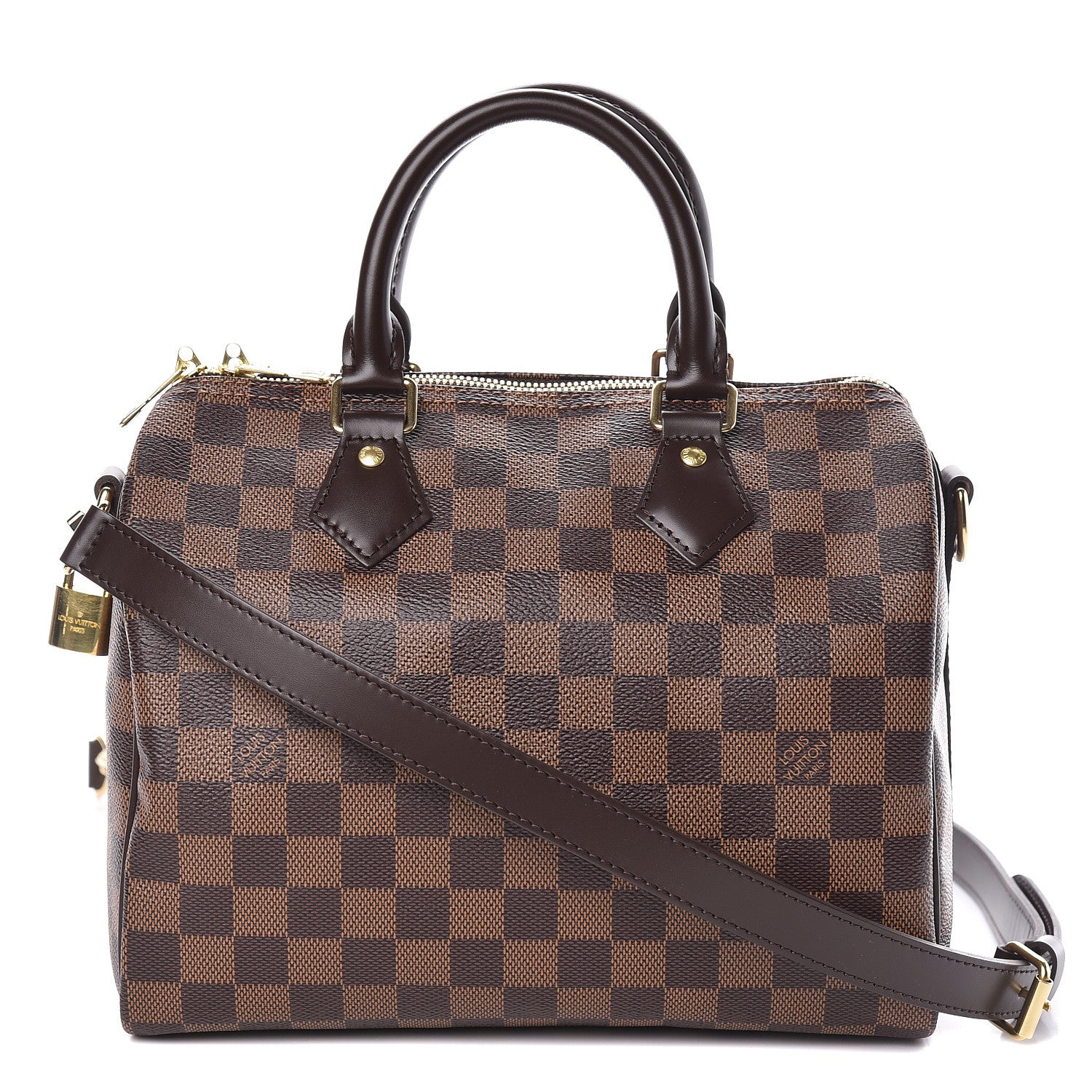 Louis Vuitton Damier Ebene Speedy Bandouliere 25 1 of 10