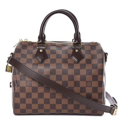 Louis Vuitton Damier Ebene Speedy Bandouliere 25 1 of 10