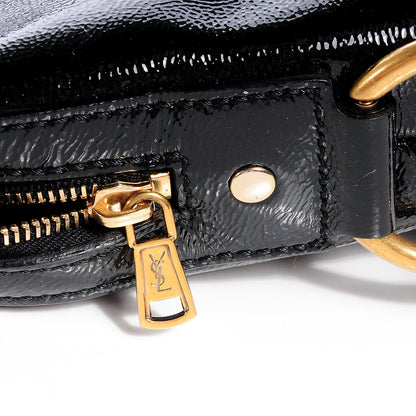 Saint Laurent Patent Oversized Muse Black 8 of 9