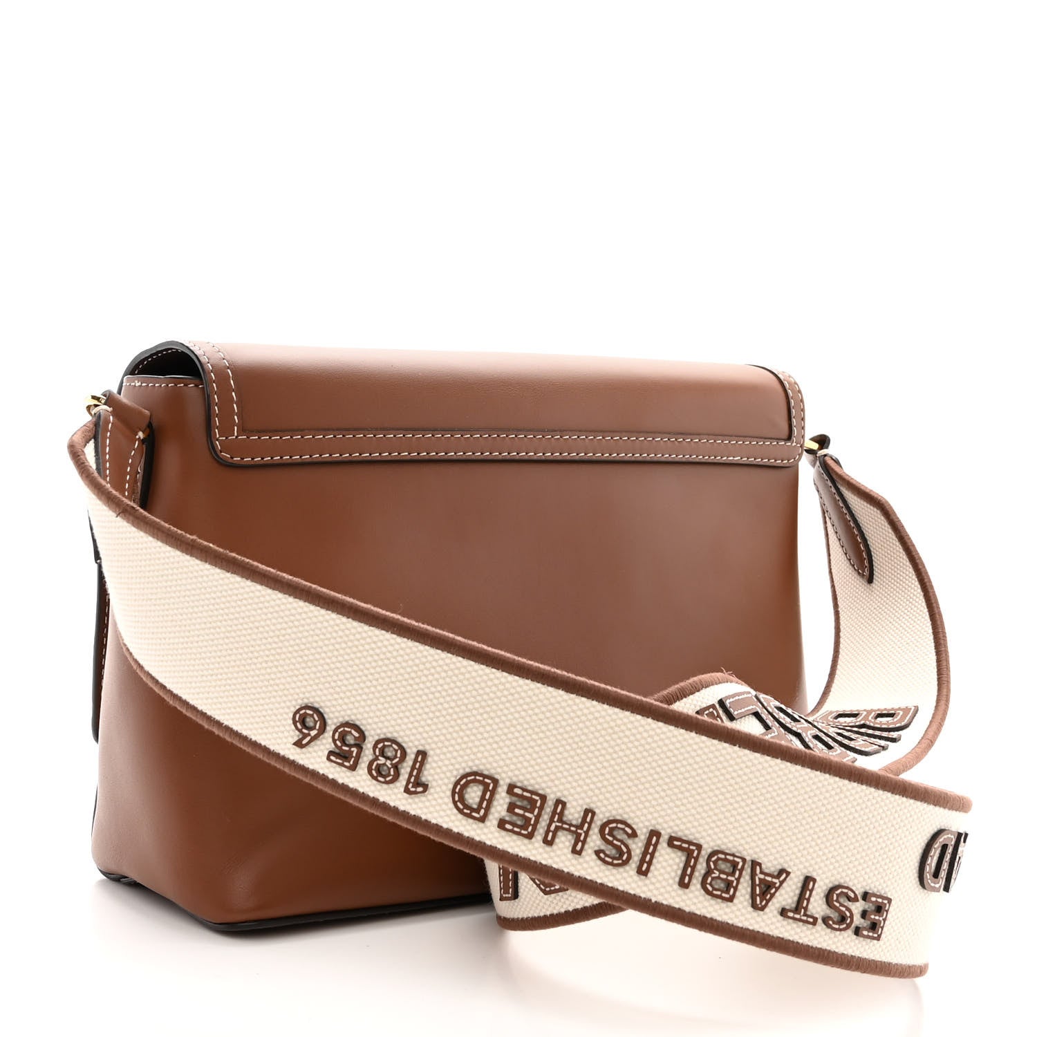 Burberry Calfskin Note Crossbody Bag Tan 3 of 11