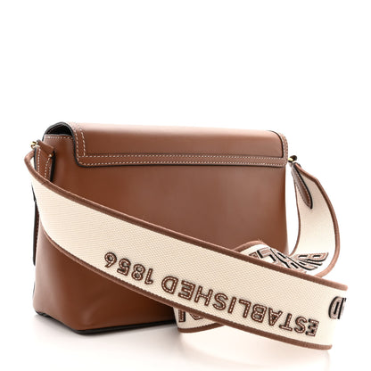 Burberry Calfskin Note Crossbody Bag Tan 3 of 11