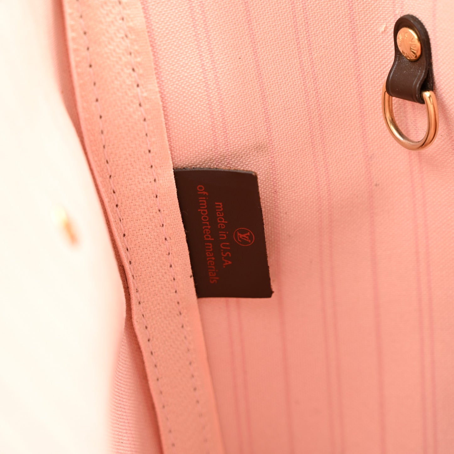 Damier Ebene Neo Neverfull MM Rose Ballerine