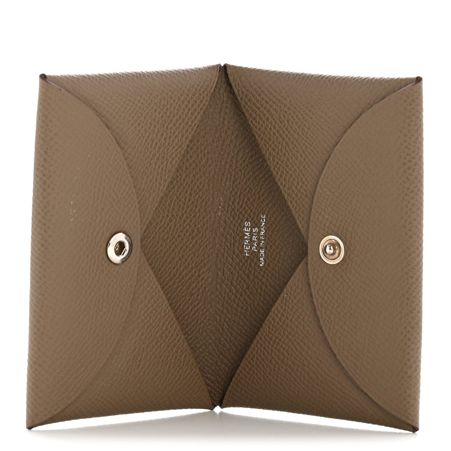 Epsom Calvi Card Case Etoupe