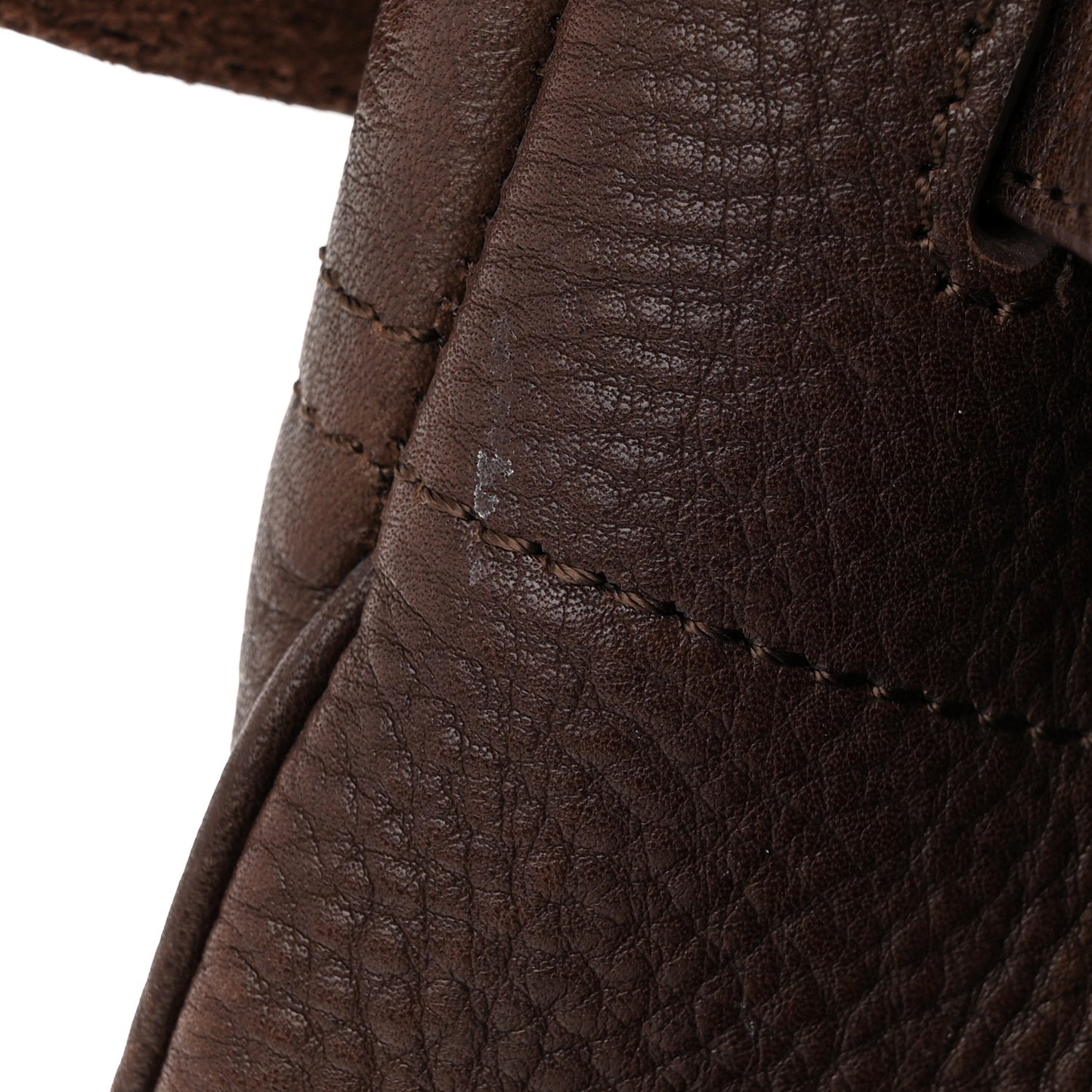 Classic Grain Calfskin Bayswater Chocolate