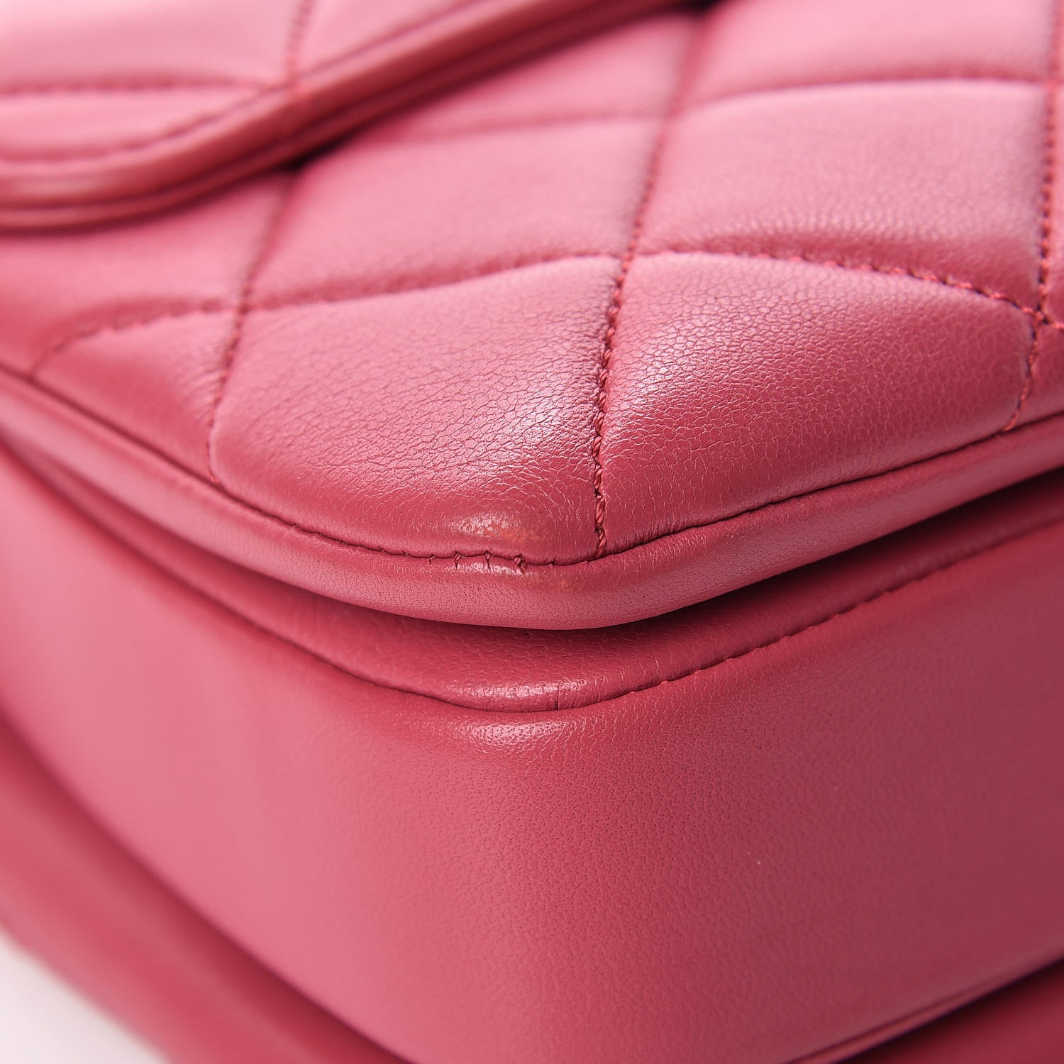 Chanel Lambskin Quilted Small Trendy CC Dual Handle Bag Dark Pink 9 of 13