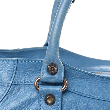 Balenciaga Agneau Giant 12 Gold Hardware Part Time Bleu Indigo 14 of 17