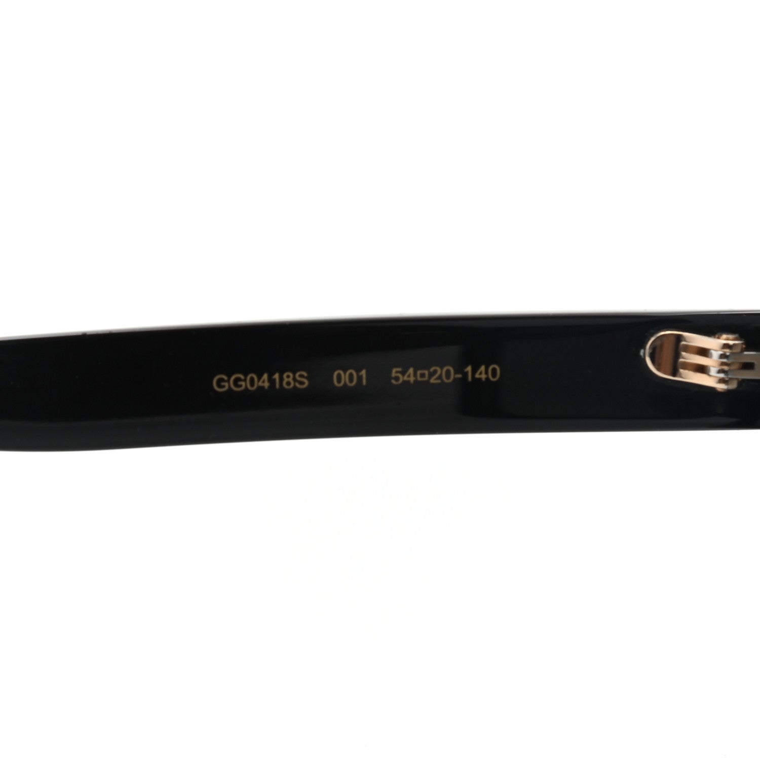 Gucci Crystal Square Frame GG Sunglasses GG0418S Black 5 of 8