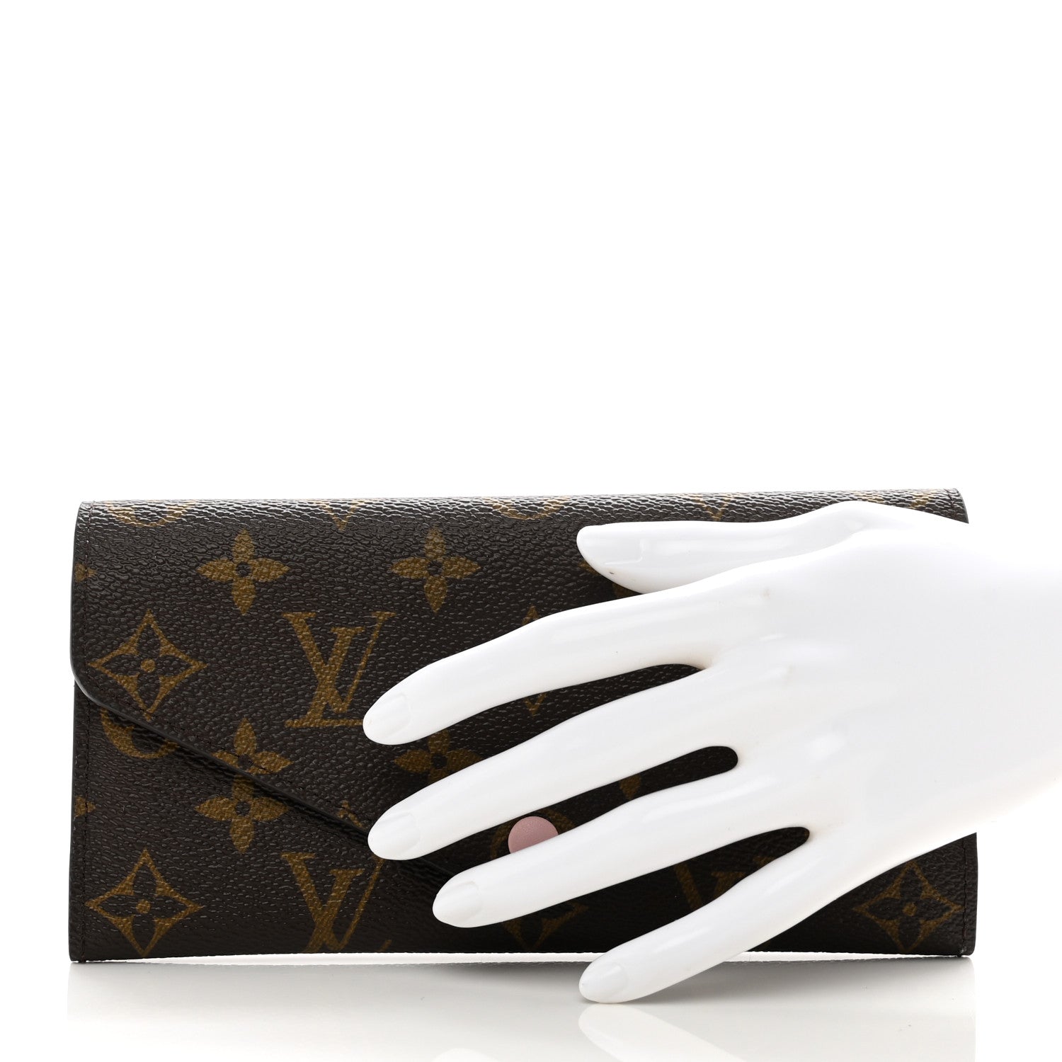 Louis Vuitton Monogram Josephine Wallet Rose Ballerine 2 of 7