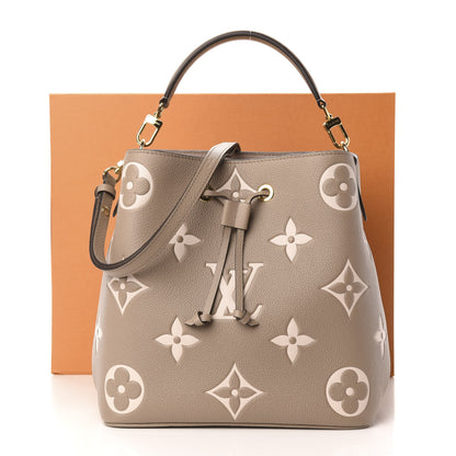 Louis Vuitton Empreinte Monogram Giant Neonoe MM Tourterelle Creme 15 of 15