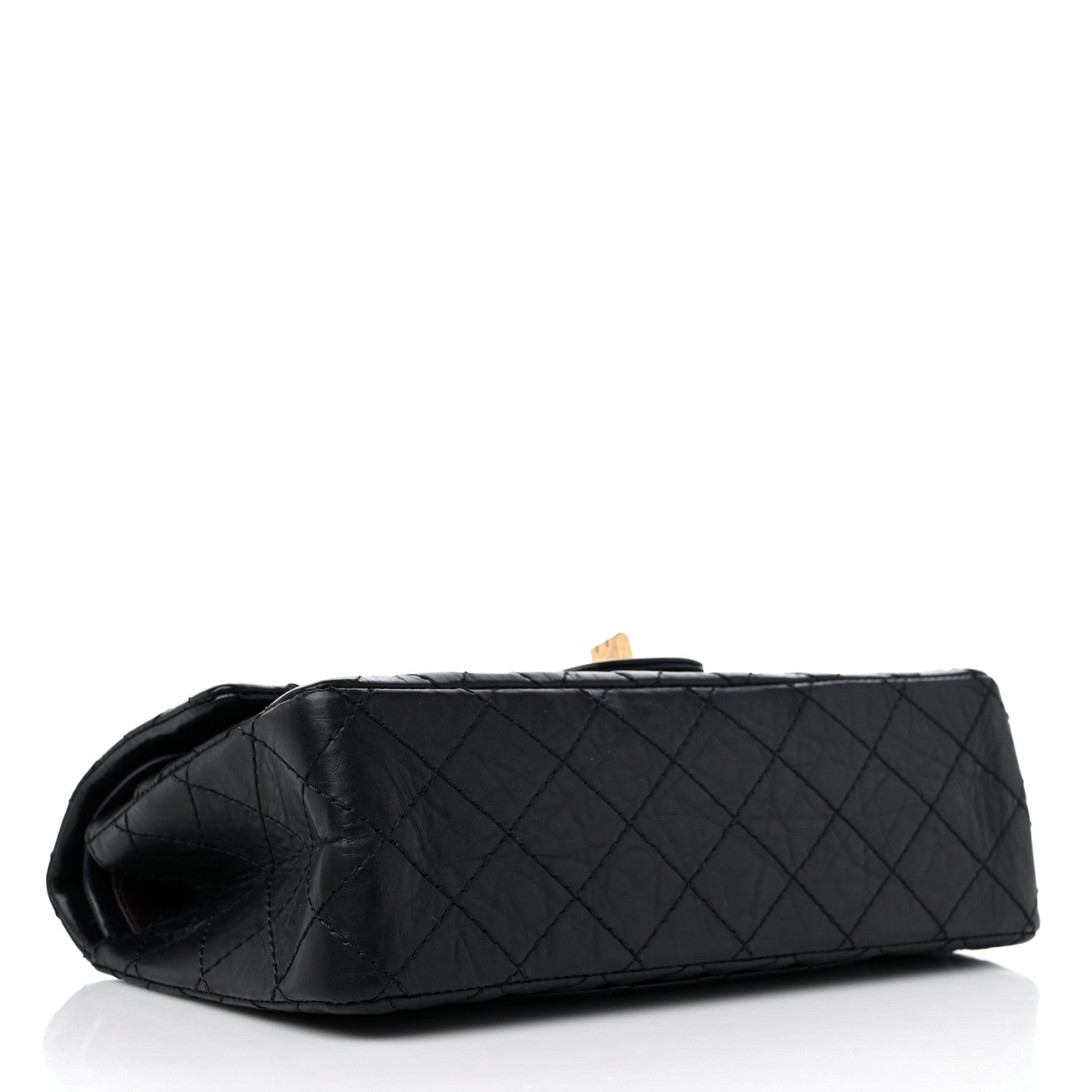 Chanel Aged Calfskin Quilted 2.55 Reissue 225 Flap Black 4 of 9