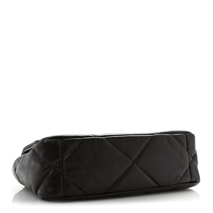 Chanel Lambskin Quilted Medium Chanel 19 Flap Dark Brown 4 of 12