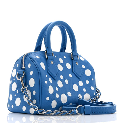 Louis Vuitton LV X YK Empreinte Speedy Bandouliere 20 Blue White 3 of 9