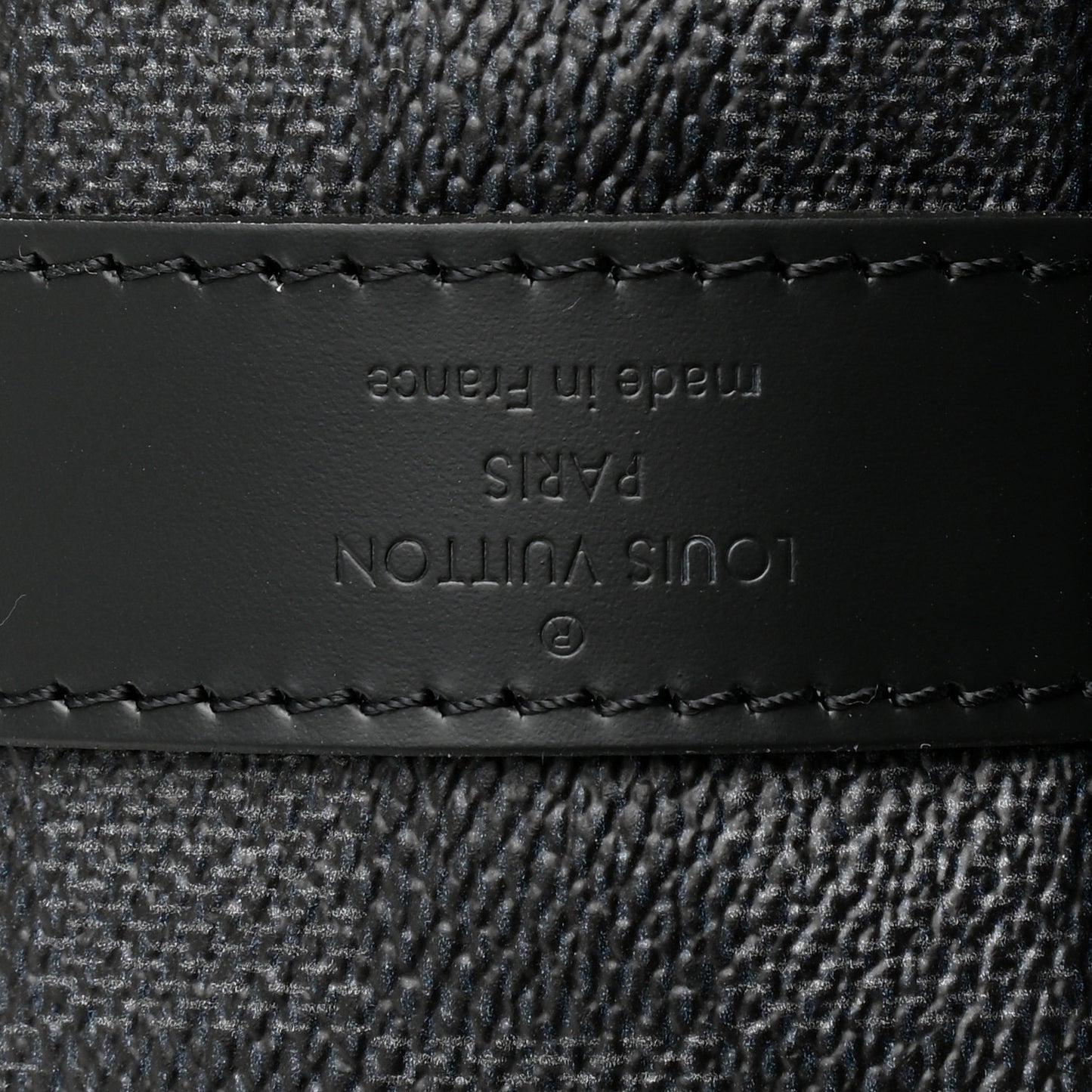 Damier Graphite Stamps Keepall Bandouliere 50