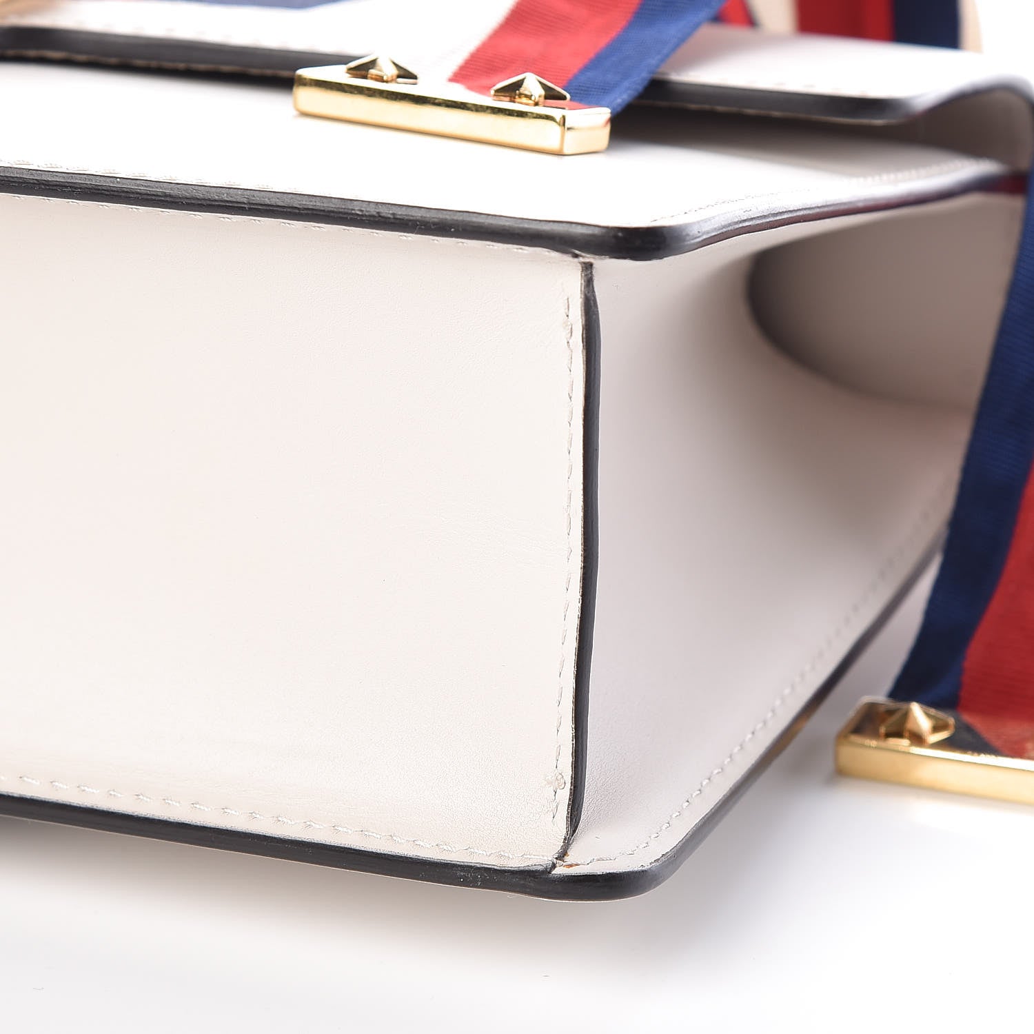 Gucci Calfskin Small Sylvie Shoulder Bag Off White 6 of 14