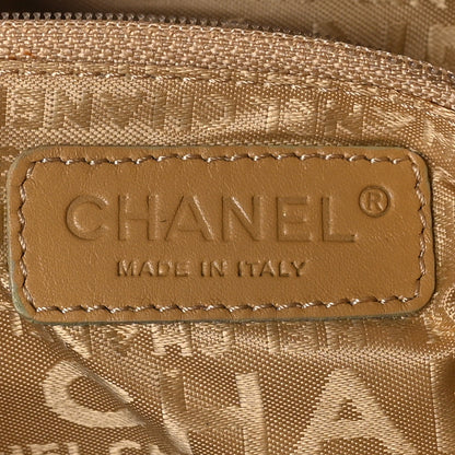 Chanel Lambskin Pony Hair Tote Dark Beige 6 of 13