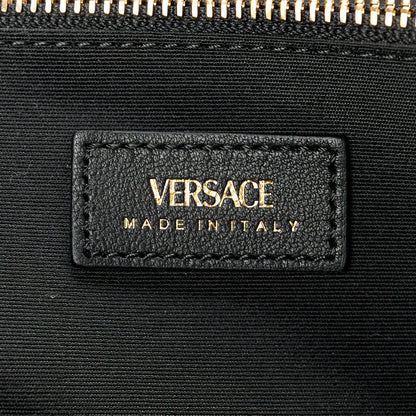 Versace Lambskin Quilted Medusa Wallet On Chain Crossbody Black 7 of 10