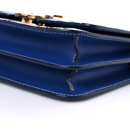 Burberry Calfskin Small TB Bag Ink Navy 9 of 9