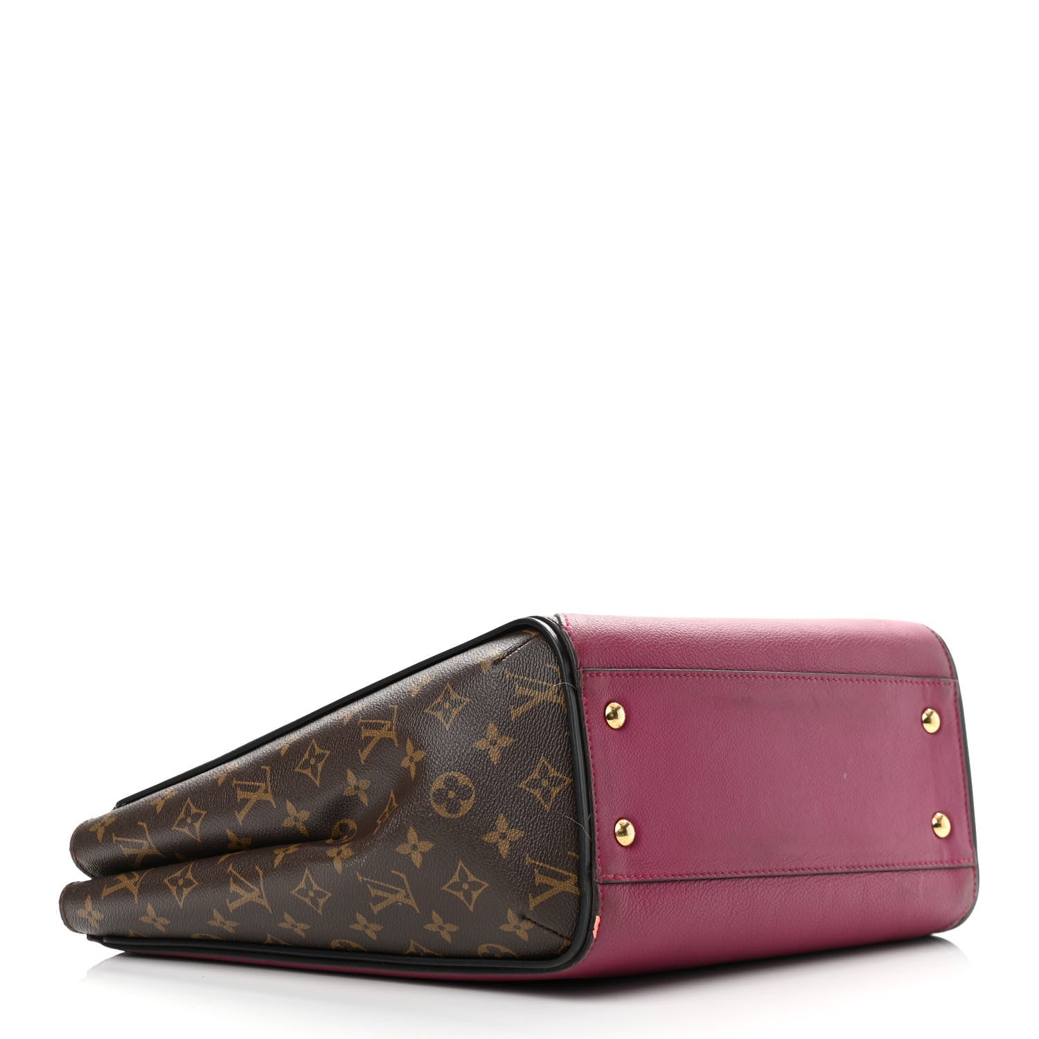 Louis Vuitton Calfskin Monogram Kimono Tote Grape 4 of 20