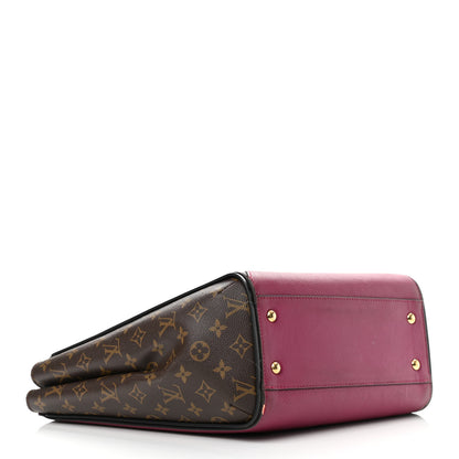 Louis Vuitton Calfskin Monogram Kimono Tote Grape 4 of 20