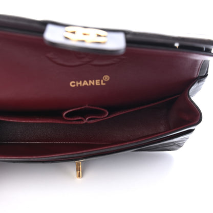 Chanel Lambskin Quilted Medium Double Flap Black 5 of 9